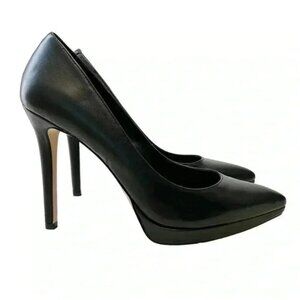 BCGBeneration Pumps Pointy Toe Platform High Heel Stilettos Black Court Shoes 7